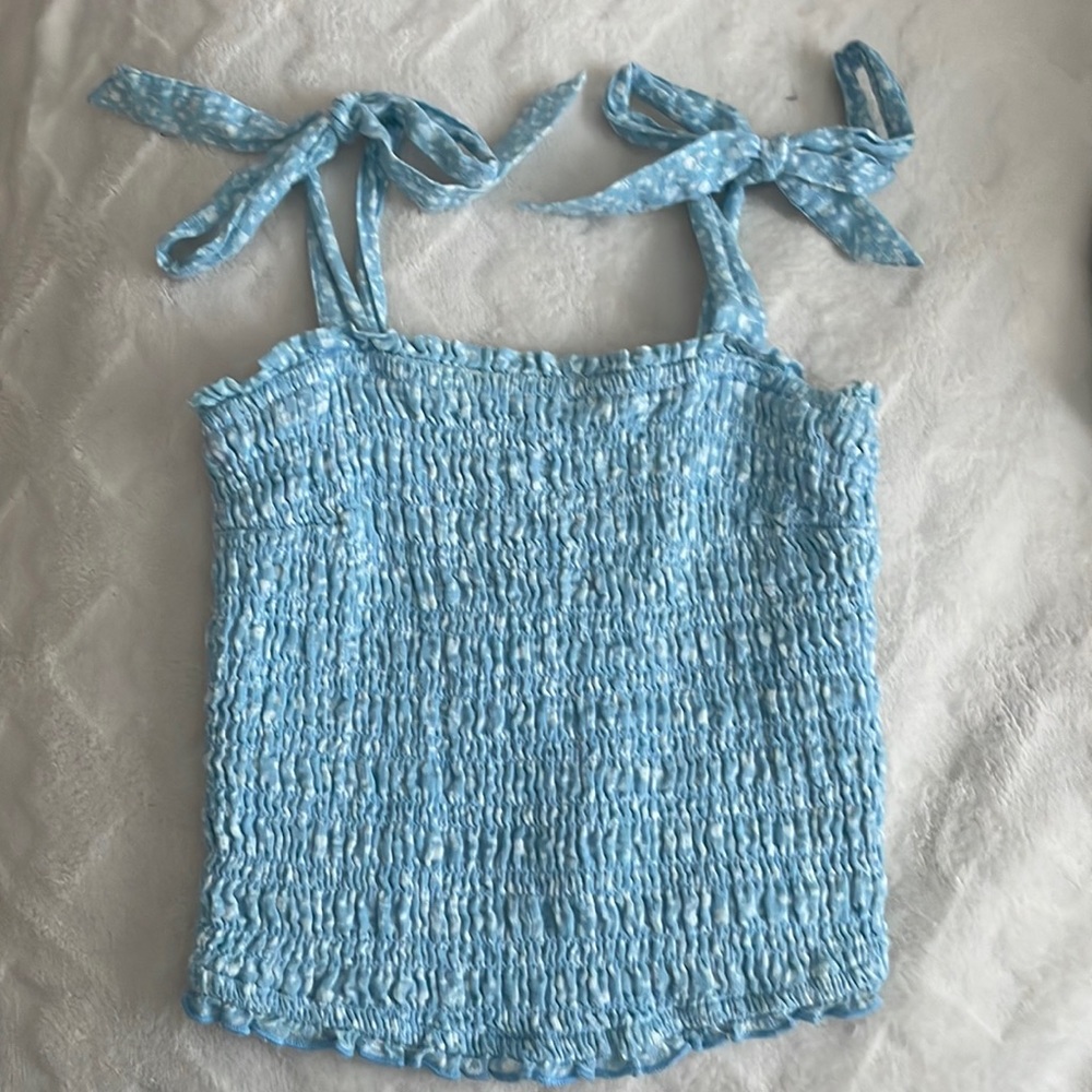 Abercrombie & Fitch blue tank top